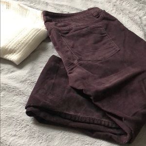 London Jean deep purple corduroy pants / jeans